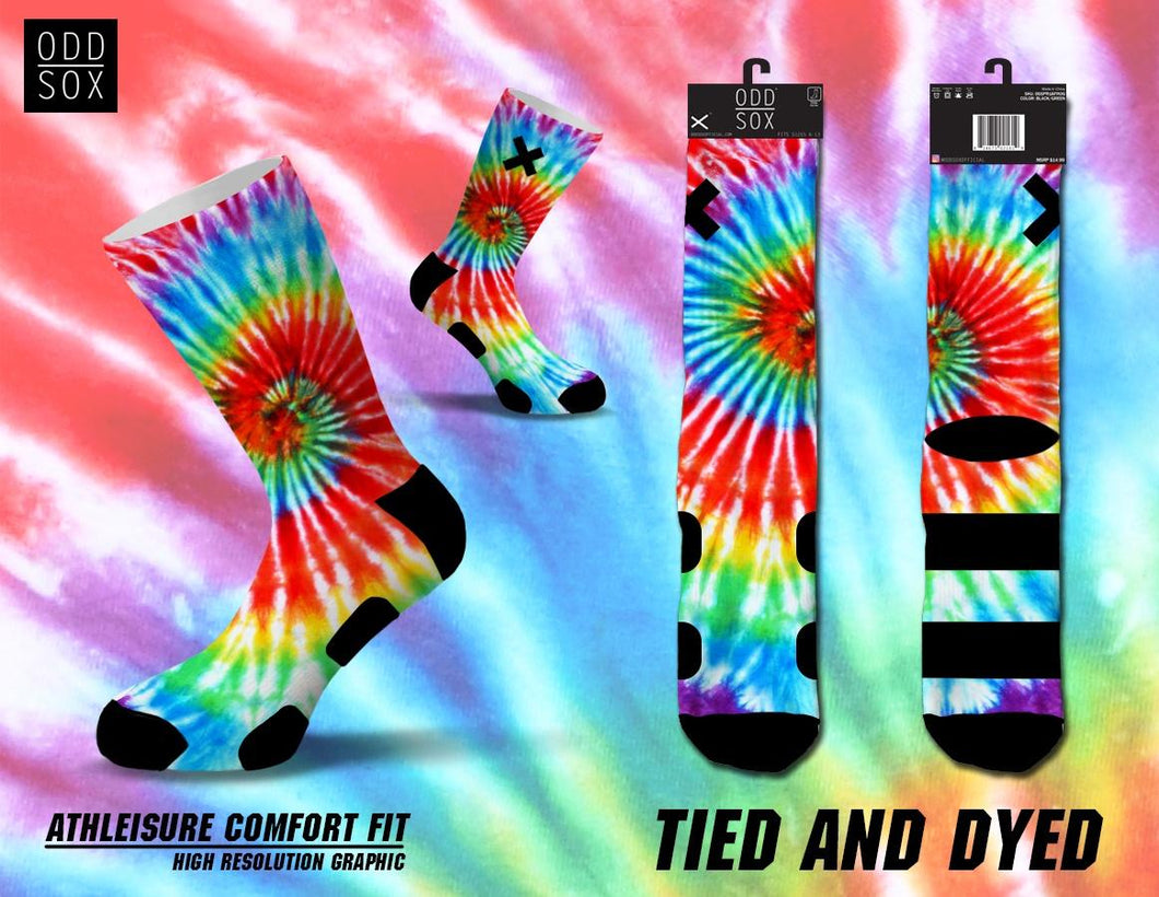 ODD SOX Comfy Cozy Tie dye socks